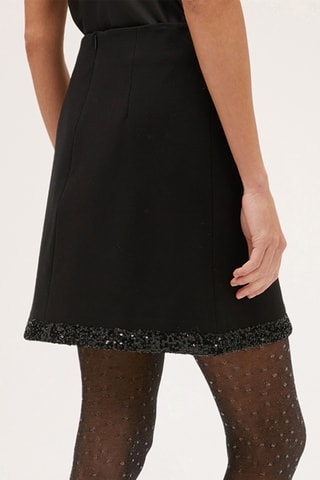 Saia direita - Preto