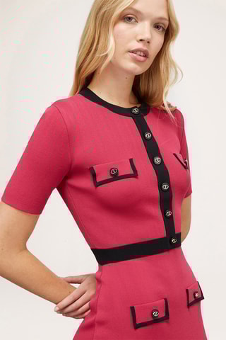 Robe patineuse - Fuchsia