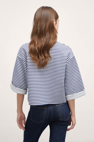 T-shirt oversize - Azul-marinho