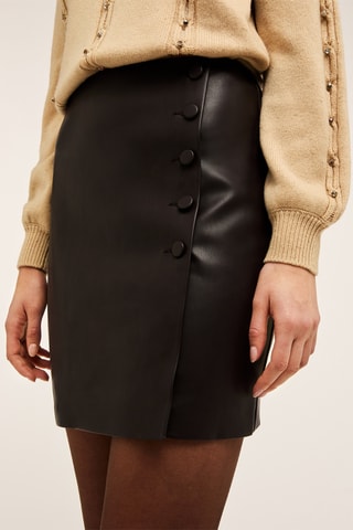 Saia traçada - Preto