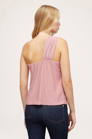 Top assimétrico - Rosa