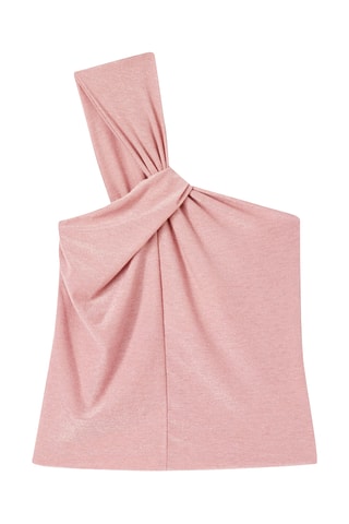 Top assimétrico - Rosa