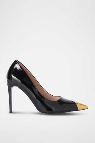 Sapatos de salto envernizados - Preto