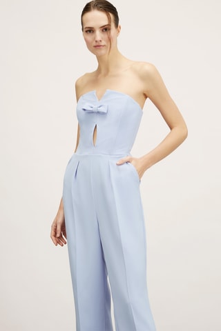 Strapless Jumpsuit - Lichtblauw