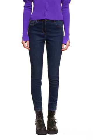 Calças de ganga skinny - Azul-escuro