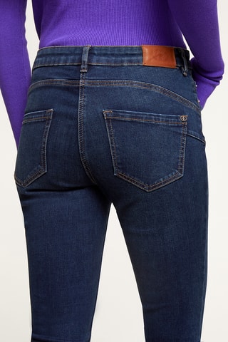 Calças de ganga skinny - Azul-escuro