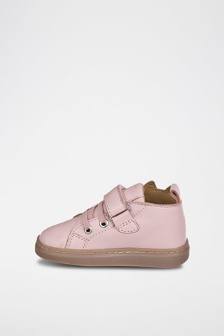 Sapatilhas em couro Rosa