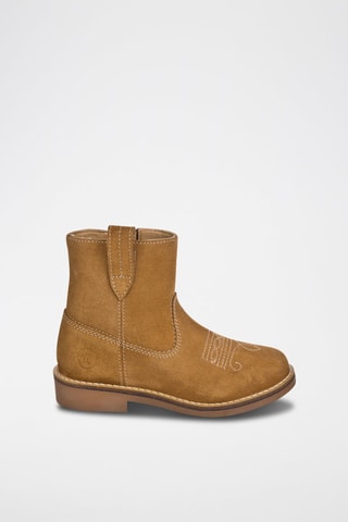 Botas de couro Camel