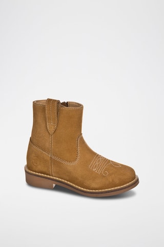 Botas de couro Camel