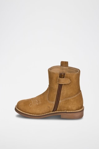 Botas de couro Camel