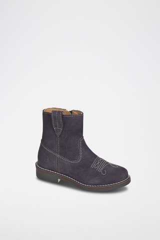 Botas de couro Cinzento