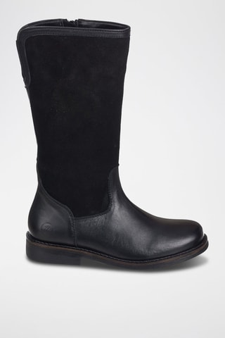 Botas de couro Preto