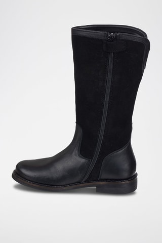Botas de couro Preto