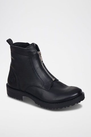 Botas de couro Preto