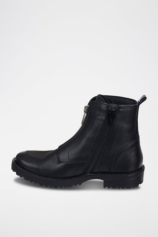 Botas de couro Preto