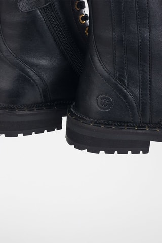 Botas de couro Preto