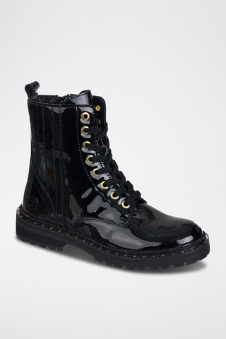 Botas de couro Preto
