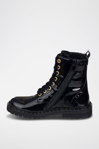 Botas de couro Preto