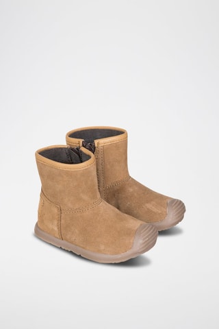 Botas de couro 
Camel 