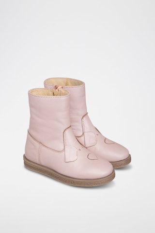 Sapatos em couro 
Rosa 