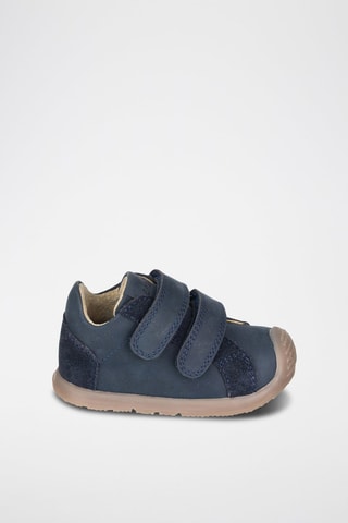 Sapatos em couro 
Azul