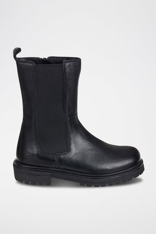 Botas de couro Preto
