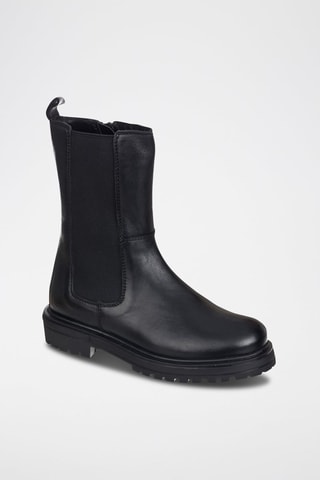 Botas de couro Preto