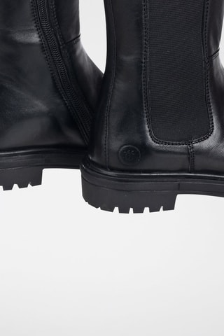 Botas de couro Preto