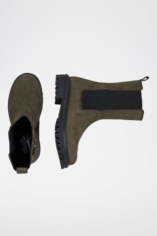 Botas de couro Verde 