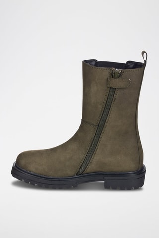 Botas de couro Verde 