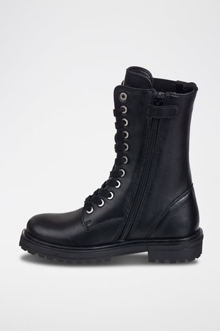 Botas de couro Preto