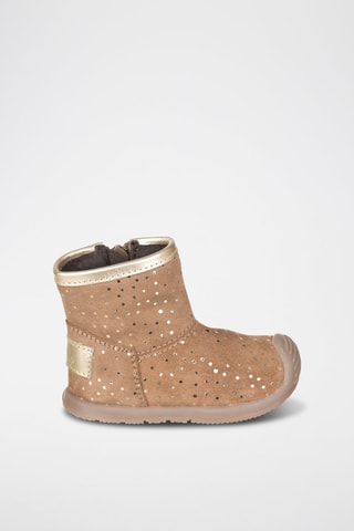 Botas de couro - Camel