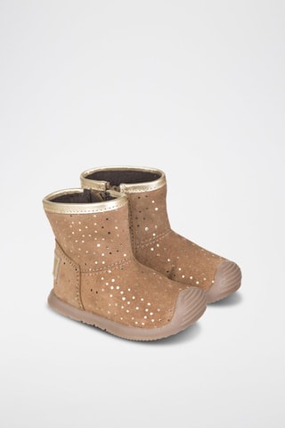 Botas de couro - Camel
