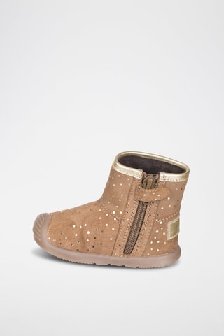 Botas de couro - Camel