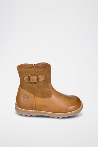 Botas de couro - Camel