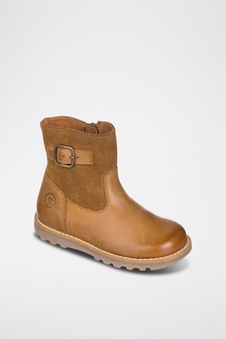 Botas de couro - Camel