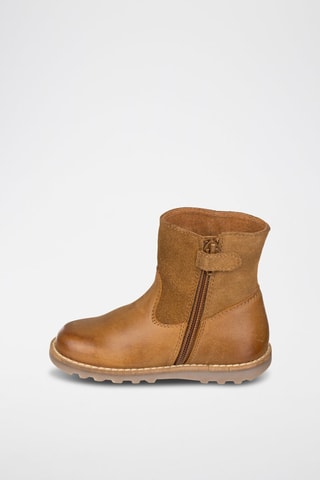 Botas de couro - Camel
