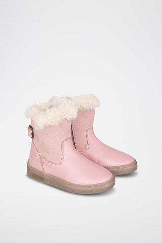 Botas de couro - Rosa