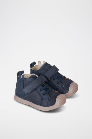 Botas de couro - Azul-escuro