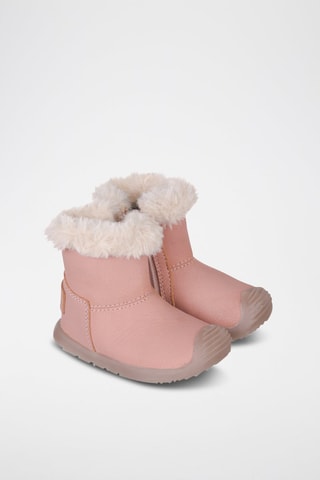 Botas de couro - Rosa