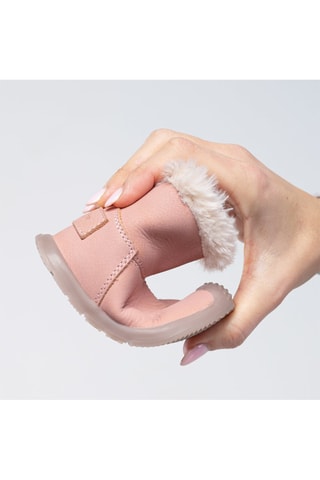 Botas de couro - Rosa