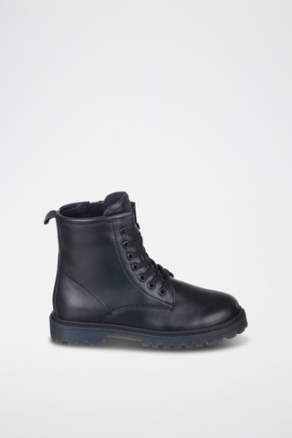 Botas de couro - Preto