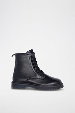 Botas de couro - Preto