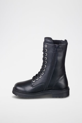 Botas de couro - Preto