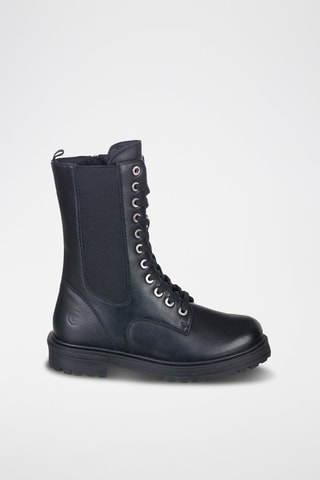 Botas de couro - Preto