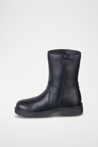 Botas de couro - Preto