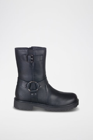 Botas de couro - Preto