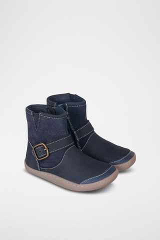 Botins de couro - Azul