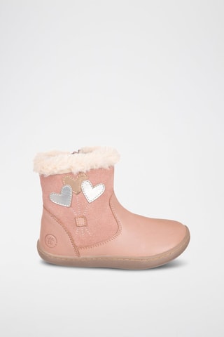 Botins de couro - Rosa