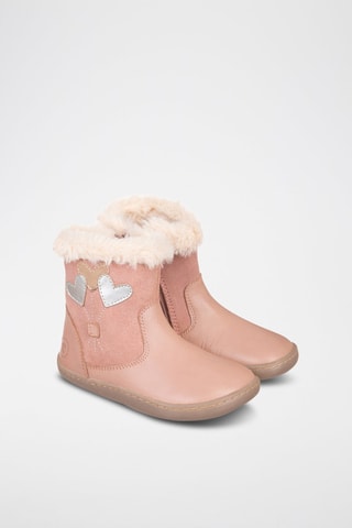 Botins de couro - Rosa